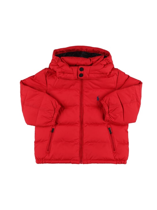Ralph Lauren: Nylon down jacket - Red - kids-boys_0 | Luisa Via Roma