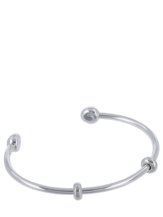 DoDo: Sterling silver Pepita cuff bracelet - Silver - men_1 | Luisa Via Roma