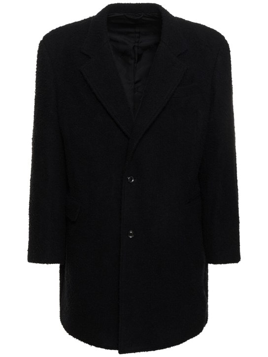 Doublet: Stuffed tailored wool jacket - Black - men_0 | Luisa Via Roma