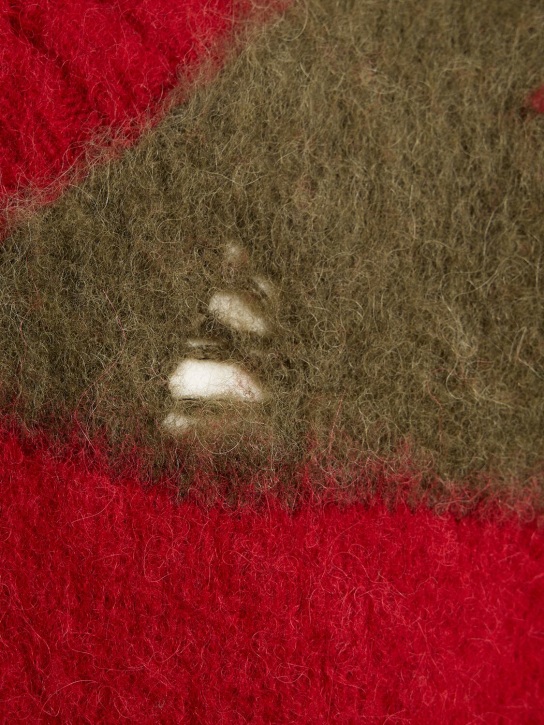 Doublet: Striped oversized alpaca blend sweater - men_3 | Luisa Via Roma