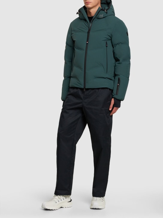 Moncler Grenoble: Arcesaz short nylon down jacket - Dark Green - men_1 | Luisa Via Roma