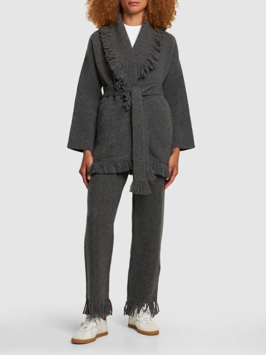 Alanui: A Finest cashmere blend cardigan - Grey - women_1 | Luisa Via Roma