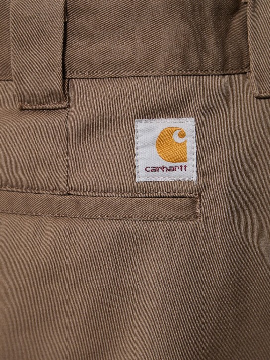 Carhartt WIP: Master rinsed cotton blend pants - Barista Rinsed - men_1 | Luisa Via Roma