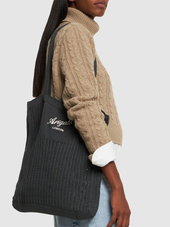 Axel Arigato: Grid cotton tote - women_1 | Luisa Via Roma