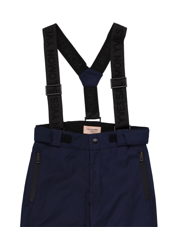Yves Salomon Enfant: Padded nylon ski pants - Navy - kids-girls_1 | Luisa Via Roma