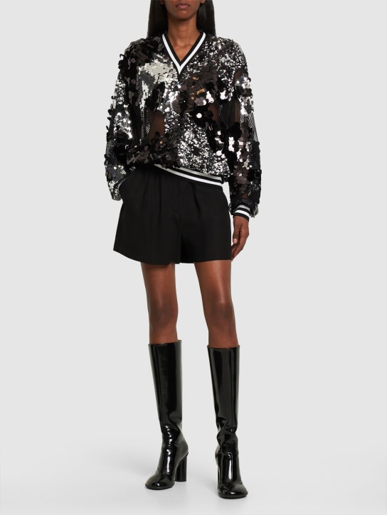 Tom Ford: Sequined net sweater - Multicolor - women_1 | Luisa Via Roma
