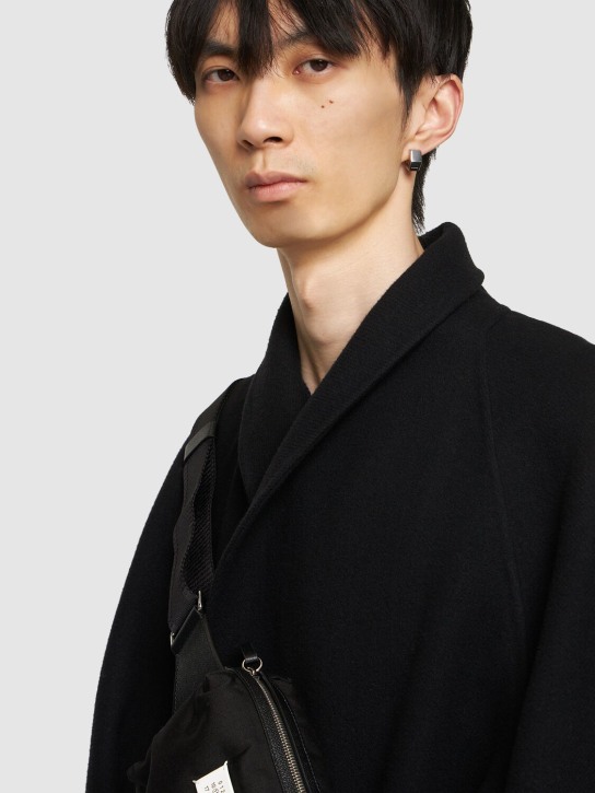 Maison Margiela: Bolt & nut hoop earrings - men_1 | Luisa Via Roma