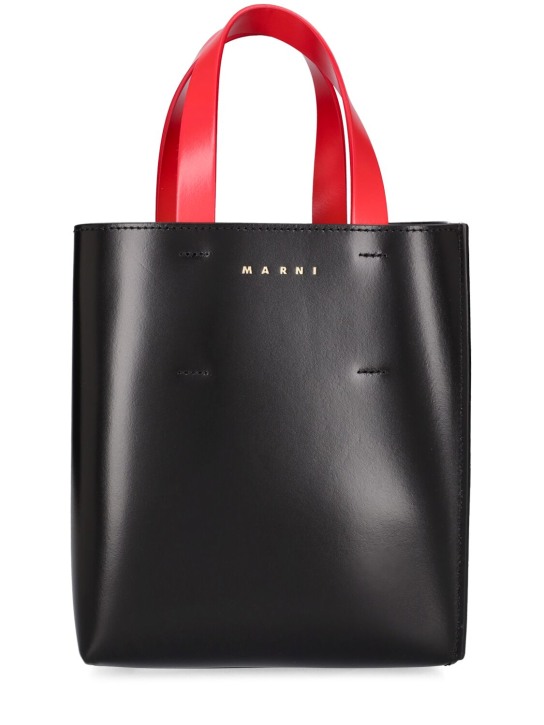 Marni: Mini Museo leather top handle bag - women_0 | Luisa Via Roma