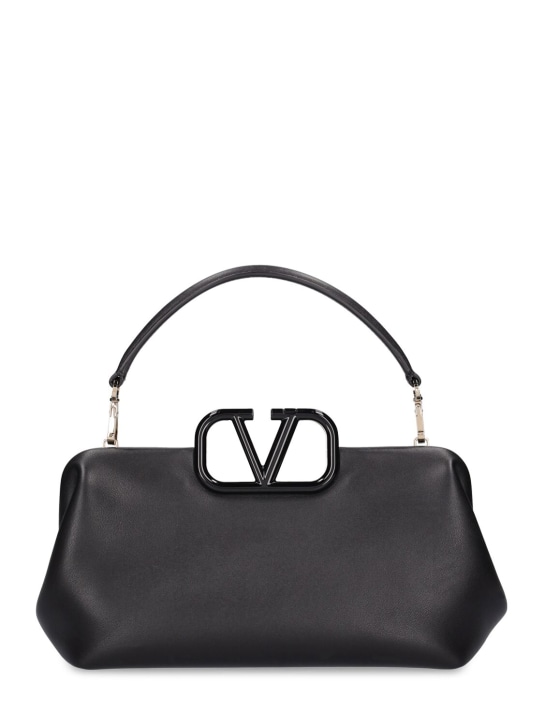 VALENTINO GARAVANI: Supervee leather bag - Black