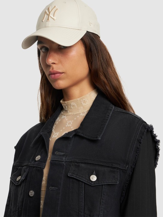 New Era: Female faux leather 9Forty NY Yankee cap - women_1 | Luisa Via Roma