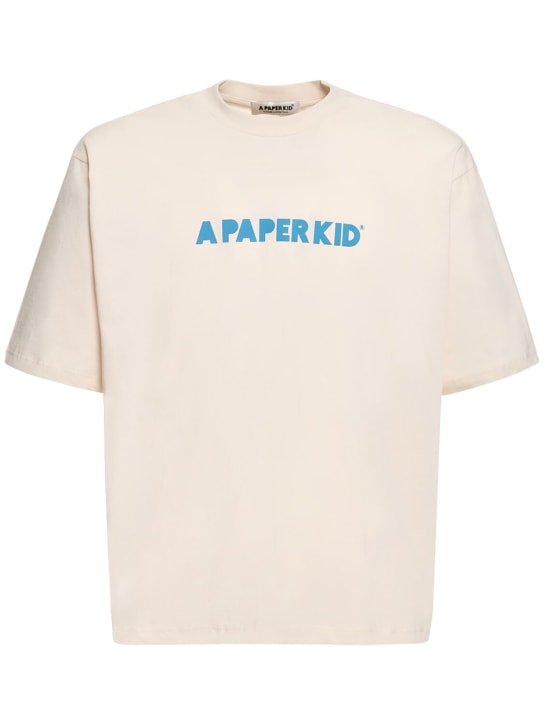 A Paper Kid: Camiseta de algodón - men_1 | Luisa Via Roma