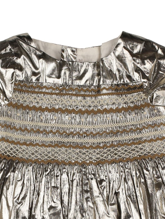 Bonpoint: Duchesse dress - Altın Rengi - kids-girls_1 | Luisa Via Roma