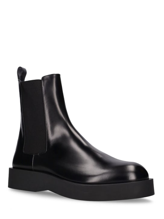 Jil Sander: Leather Chelsea boots - men_2 | Luisa Via Roma