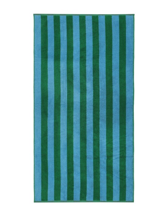 Dusen Dusen: Field Stripe cotton bath towel - Multicolor - ecraft_0 | Luisa Via Roma