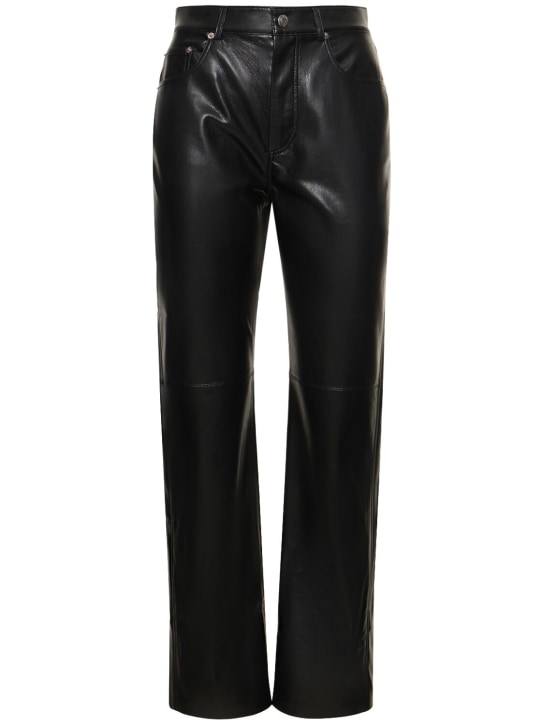 Nanushka: Vinni straight pants - women_0 | Luisa Via Roma