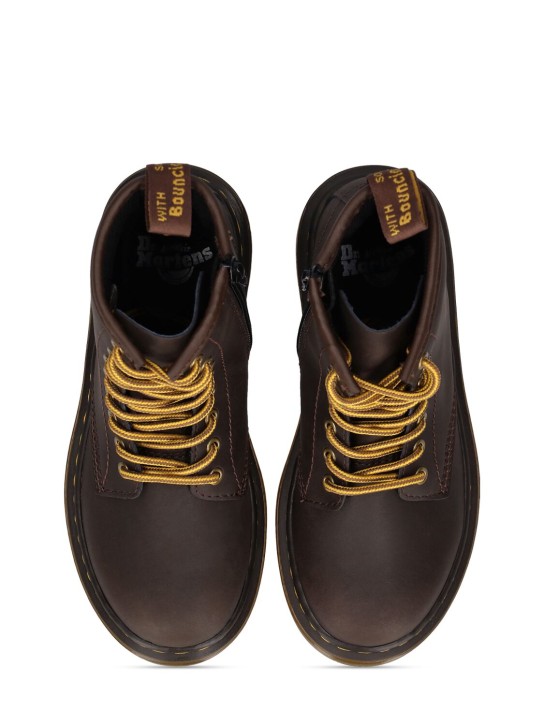 Dr.Martens: 1460 leather boots - Dunkelbraun - kids-boys_1 | Luisa Via Roma