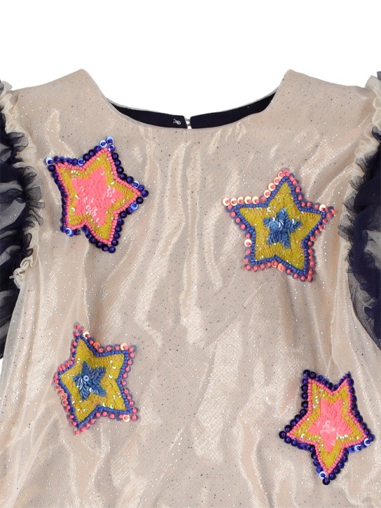 Billieblush: Sequined party dress w/ tulle inserts - kids-girls_1 | Luisa Via Roma