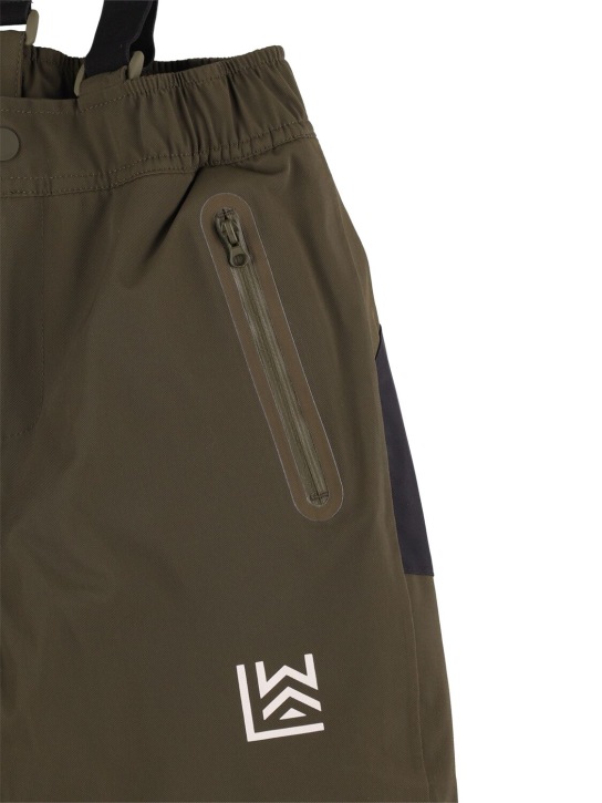 Liewood: Pantalones de esquí acolchados reciclados - Verde Militar - kids-boys_1 | Luisa Via Roma