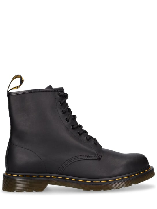 Dr.Martens: 30mm 1460 Greasy leather boots - men_0 | Luisa Via Roma