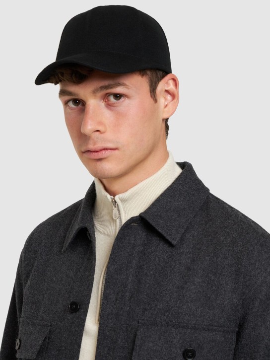 Borsalino: 7cm Timothee wool felt baseball hat - men_1 | Luisa Via Roma
