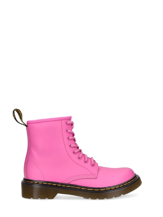 Dr.Martens: 1460 Leather boots - Fuchsia - kids-girls_0 | Luisa Via Roma