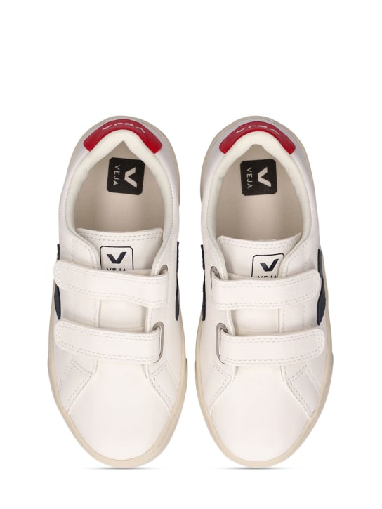 Veja: Sneakers en cuir sans chrome Esplar - Blanc - kids-girls_1 | Luisa Via Roma