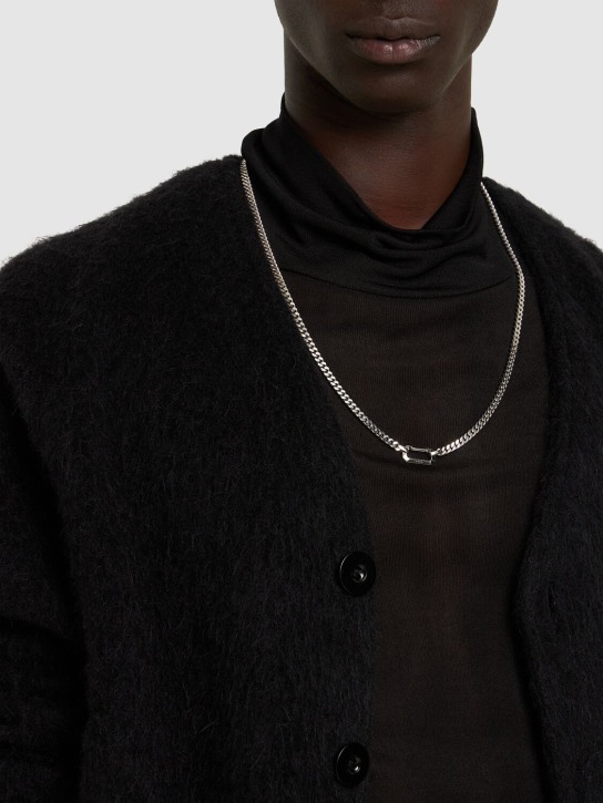 EÉRA: Dimitri long necklace - Ruthenium - men_2 | Luisa Via Roma