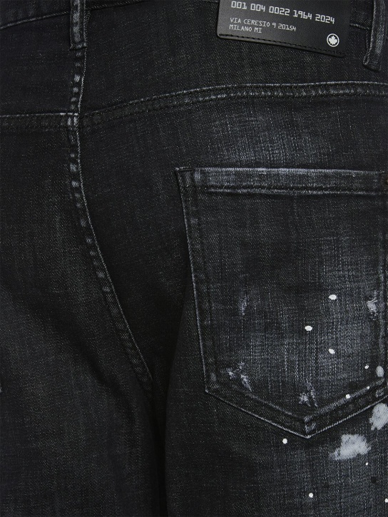 642 stretch cotton denim jeans - Dsquared2 - Men | Luisaviaroma