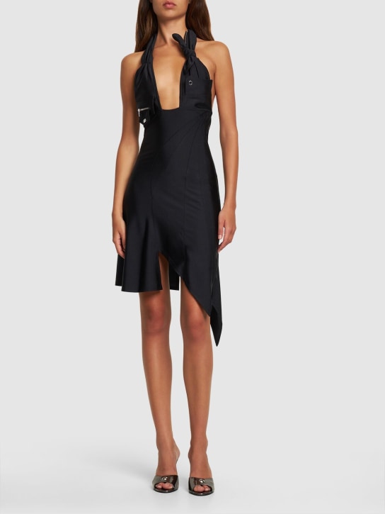 Coperni: Vestito in jersey - Nero - women_1 | Luisa Via Roma