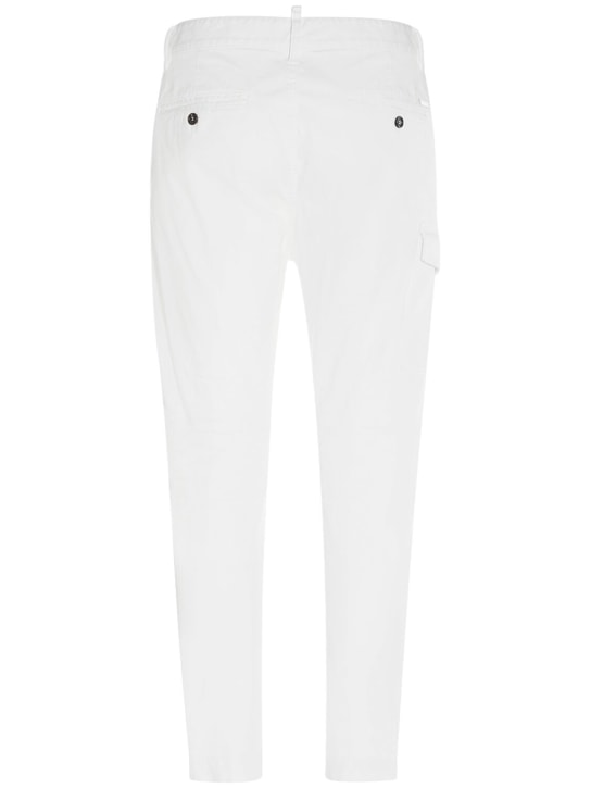 Dsquared2: Pantalones de algodón stretch - men_4 | Luisa Via Roma