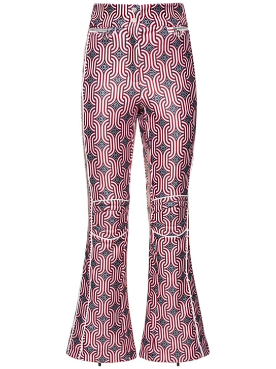 Fusalp: Pantalon de ski Celia Sixties - Rouge/Multicolore - women_0 | Luisa Via Roma