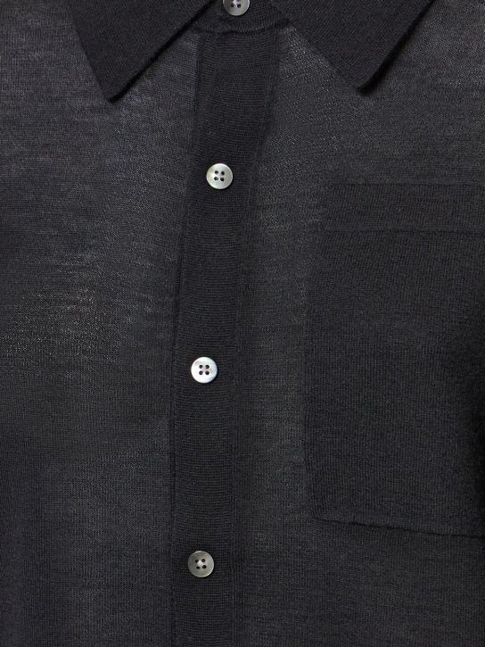 Guest In Residence: Showtime cashmere shirt - Black - women_3 | Luisa Via Roma
