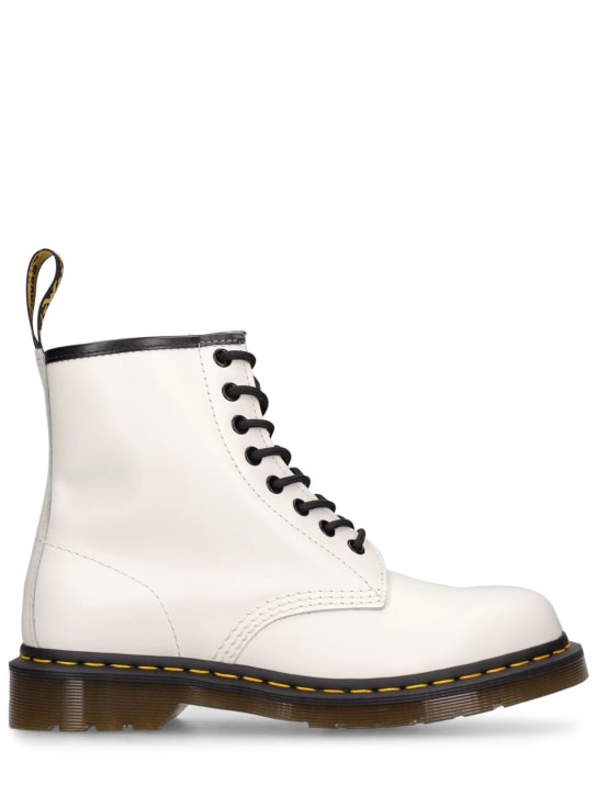 Dr.Martens: 30mm 1460 Smooth leather boots - Beyaz - women_0 | Luisa Via Roma