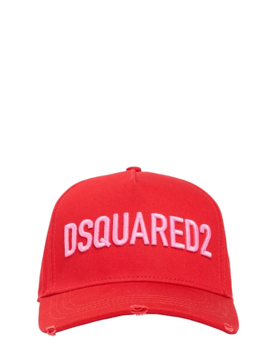 Dsquared2: Technicolor棒球帽 - 红色/粉色 - men_0 | Luisa Via Roma