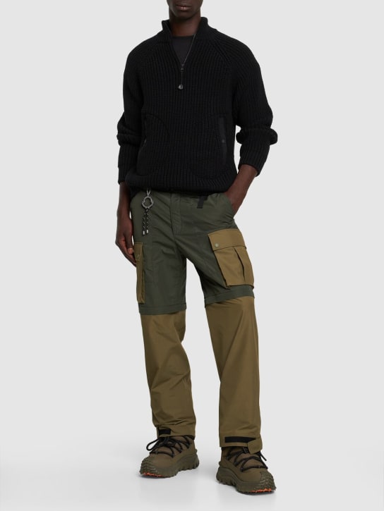 Moncler Genius: Moncler x Pharrell Williams sweater - Black - men_1 | Luisa Via Roma