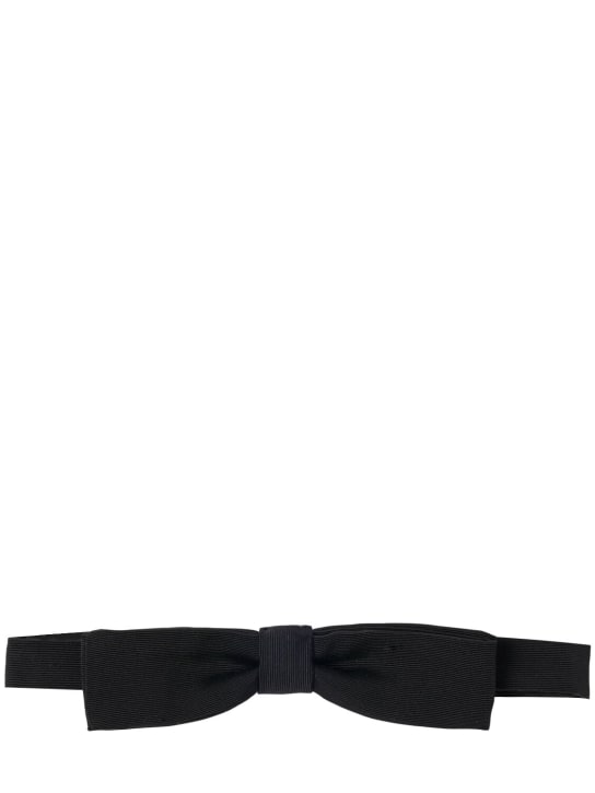 Dsquared2: Silk bow tie - Black - men_0 | Luisa Via Roma