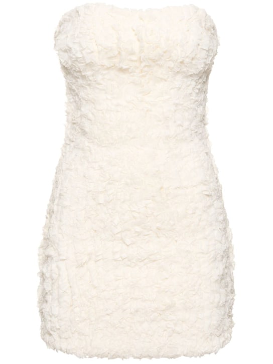 Interior: Robe bustier courte en lin The Sonja - Blanc - women_0 | Luisa Via Roma