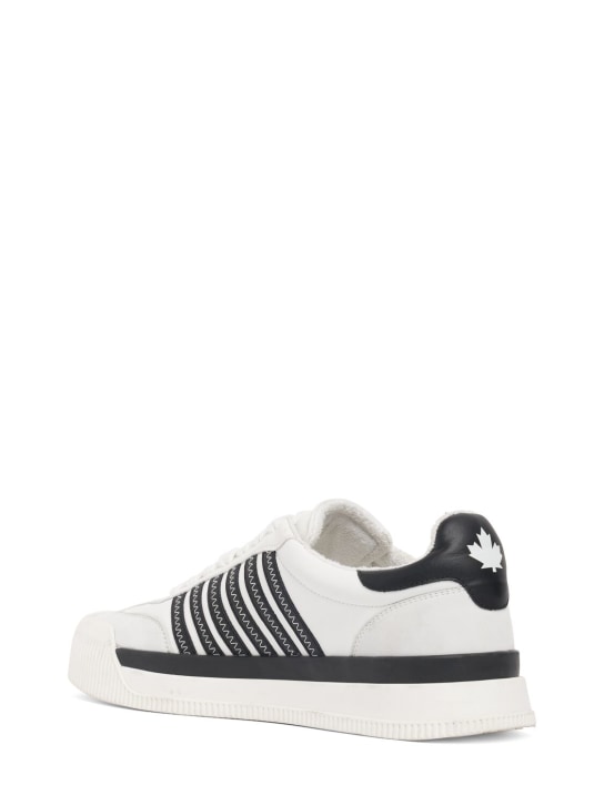 Dsquared2: Sneakers de piel con logo - men_3 | Luisa Via Roma