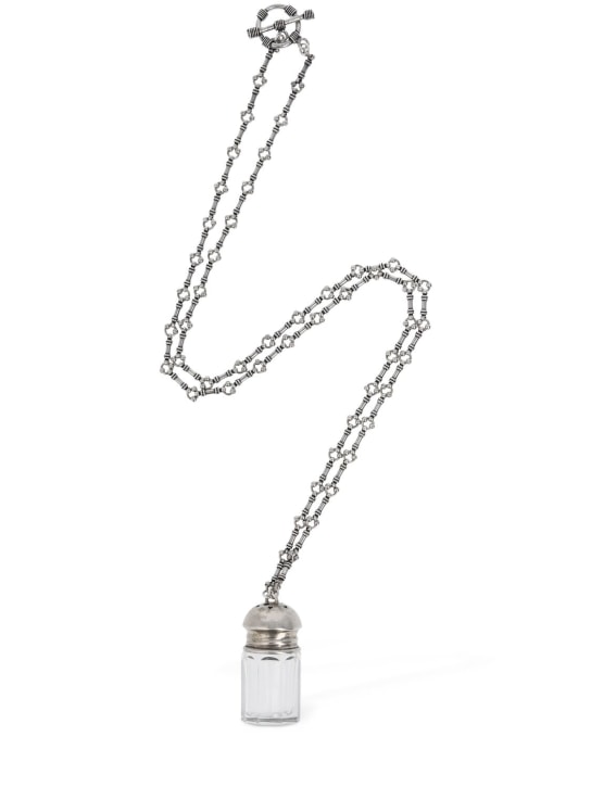 Marine Serre: Recycled brass table wear charm necklace - men_1 | Luisa Via Roma