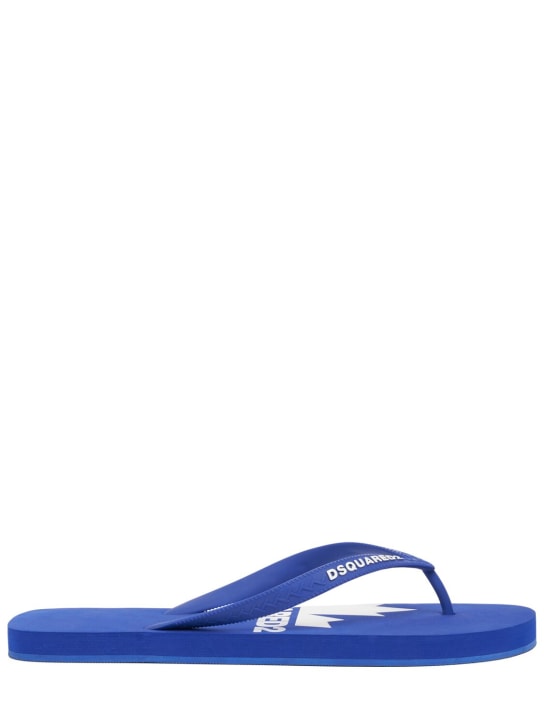 Dsquared2: Sandalias flip flop - Azul - men_0 | Luisa Via Roma