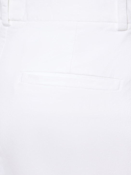 Nili Lotan: Flavie棉质直筒裤 - 白色 - women_1 | Luisa Via Roma
