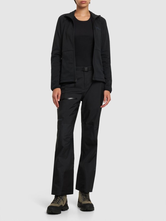 Marmot: Leconte fleece zip up jacket - Black - women_1 | Luisa Via Roma