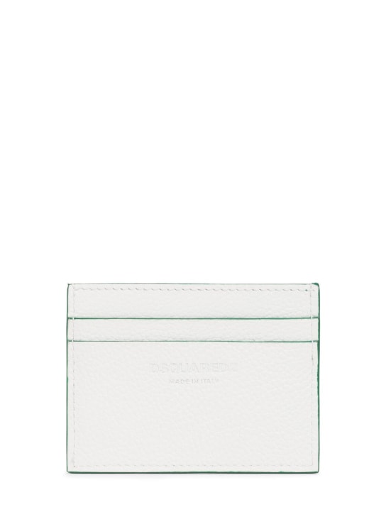 Dsquared2: Spieker card holder - White/Green - men_1 | Luisa Via Roma