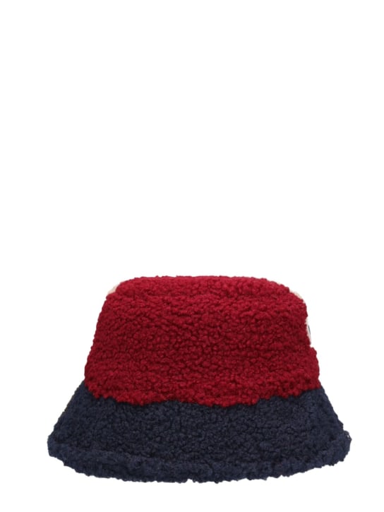 Bobo Choses: Color block teddy hat - Multicolor - kids-girls_0 | Luisa Via Roma