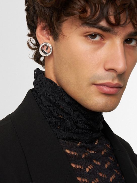 P crystal stretcher mono earring - Thumbnail 2
