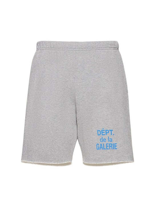 Gallery Dept.: French logo sweat shorts - H. Grey - men_0 | Luisa Via Roma
