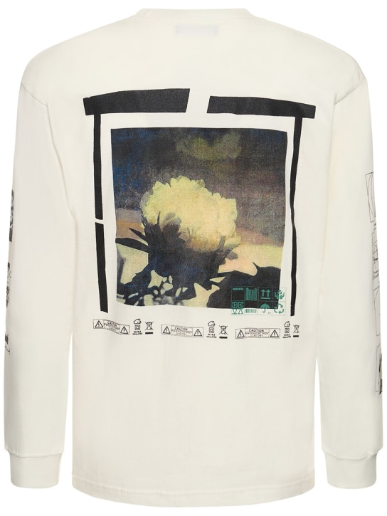 Deva States: Mosaic long sleeve t-shirt - Weiß - men_0 | Luisa Via Roma