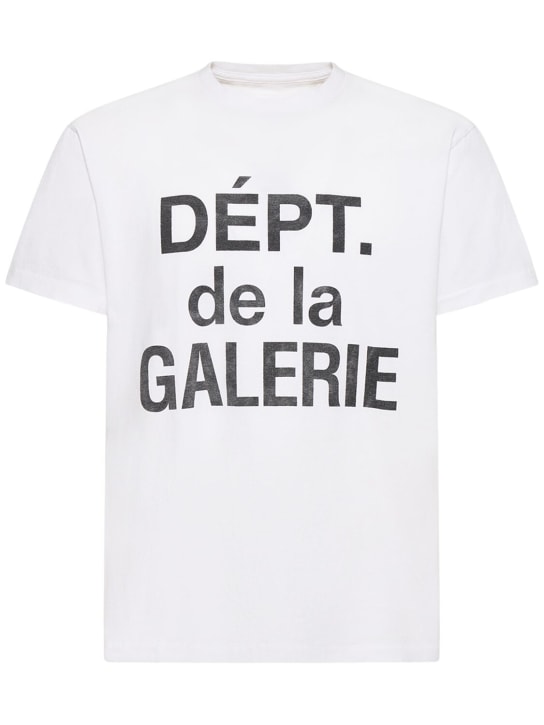 Gallery Dept.: T-shirt à logo - Blanc - men_0 | Luisa Via Roma