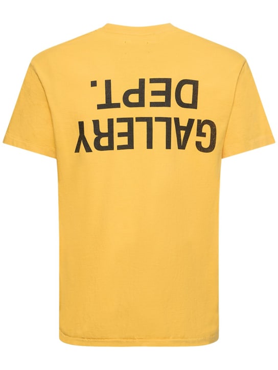 Gallery Dept.: Fuck Up logo t-shirt - Golden Yellow - men_1 | Luisa Via Roma