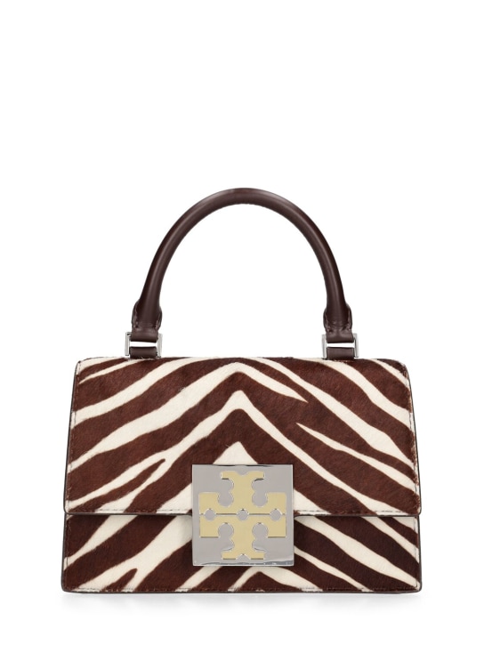 Tory Burch Shoulder Bag for Women, Zebra, Fur, 2023